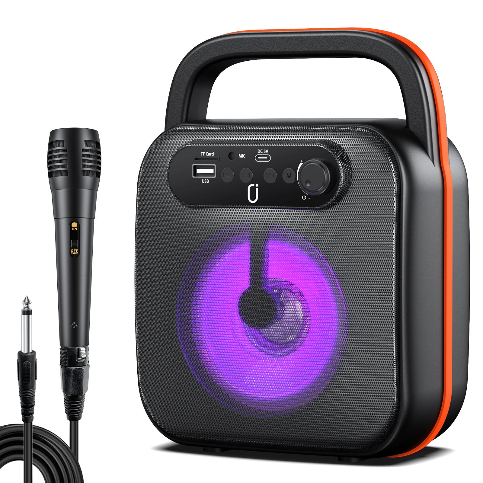 JYX D50 Karaoke Machine For Adult&Bluetooth Speaker With Microphone