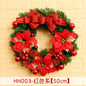40 50 60CM Christmas Wreath Mince Rattan Ring Door Hanging Christmas Decorations, Christmas Wreath Window