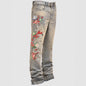 Men's Straight-Leg Denim Pants, European And American Street Style